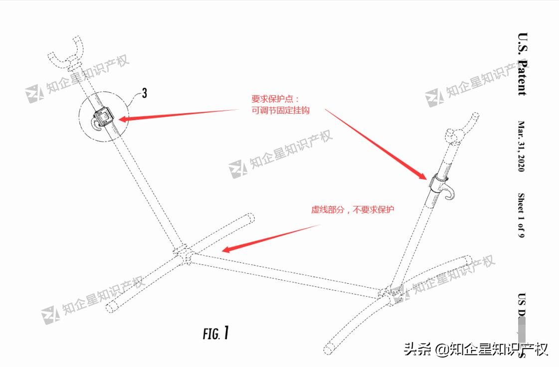 亚马逊爆款——户外吊床——美国专利侵权预警