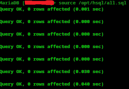 mysql 如何一次性导入多个.sql文件