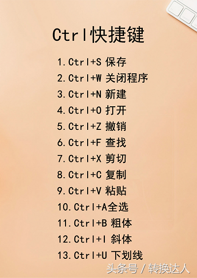 实用的Ctrl、Alt、Shift计算机快捷键汇总，建议收藏一份！