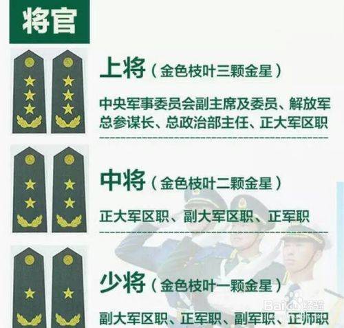 收藏好这几张图片，再也不会分不清军衔大小了