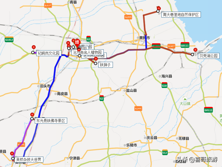 河北沧州十大景点有哪些？自驾游玩怎么安排行程路线？