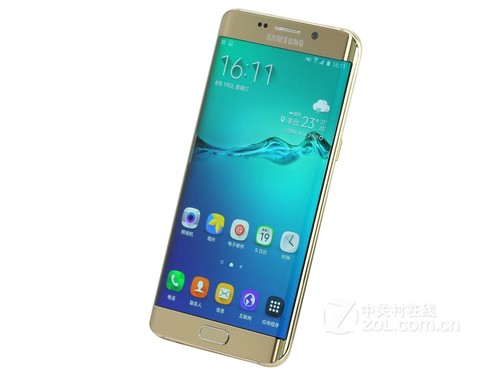 三星 Galaxy S6 Edge+4GB+32GB 铂光金信号强 苏宁三星官方旗舰店售价2899元