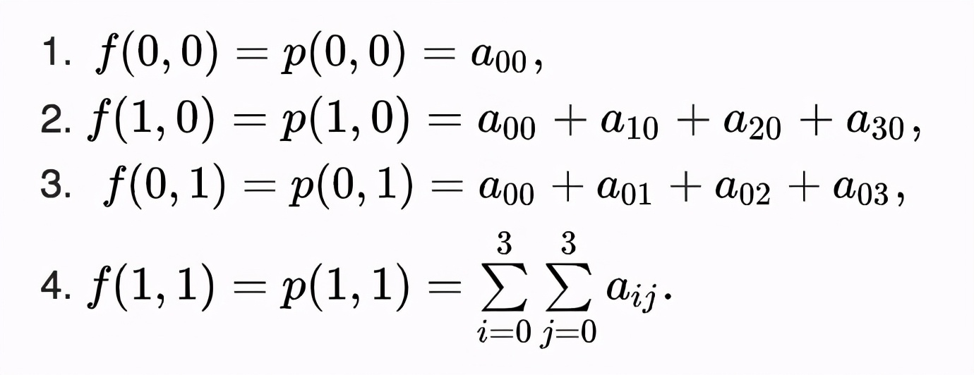 用于数字成像的双三次插值技术​