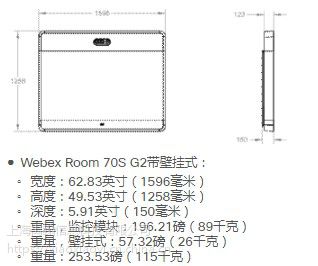 思科视频会议Cisco CS-ROOM70SG2-K9 产品配置及参数