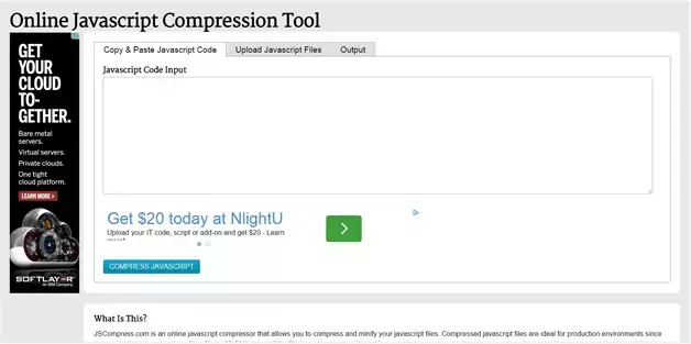 15个最好用的JavaScript代码压缩工具