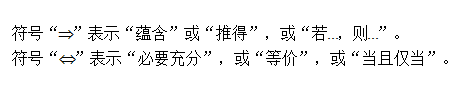 集合和常用逻辑用语~常用符号总结