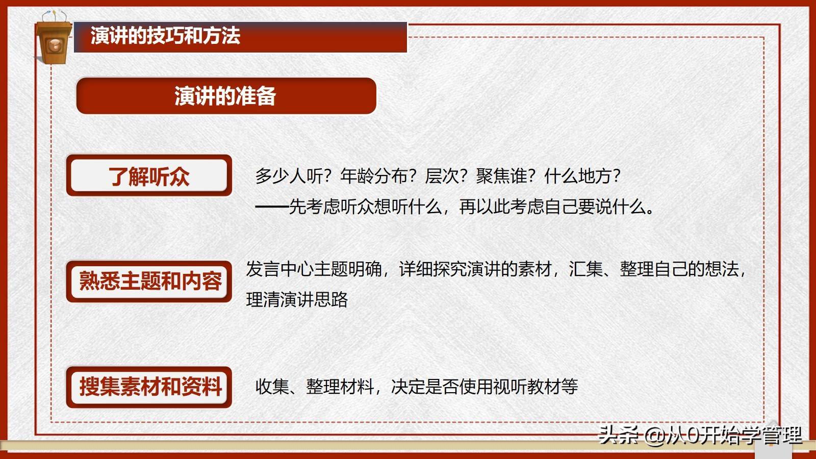 什么是演讲？演讲的技巧和方法PPT完整版