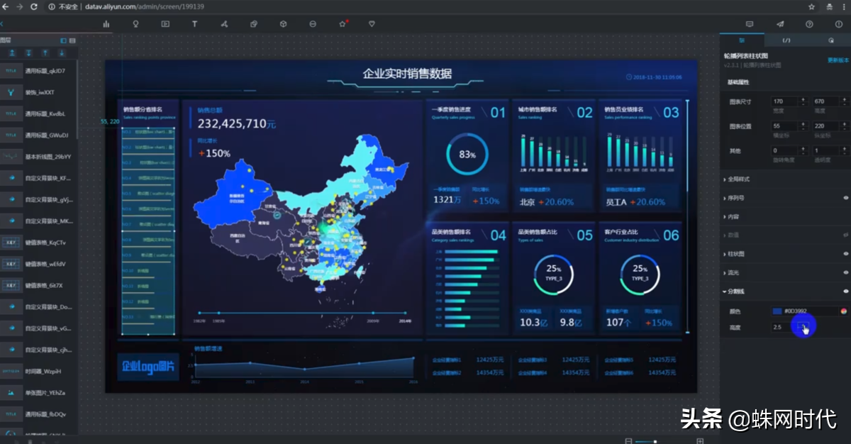 细数那些包含Web设计器的全Web化的数据可视化BI工具