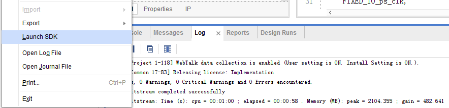 Xilinx ZYNQ SOC入门基础之Hello Word实验