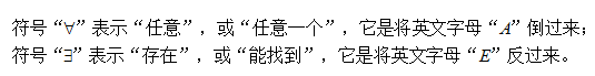 集合和常用逻辑用语~常用符号总结