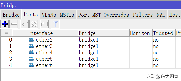 软路由RouterOS 设置LAN和DHCP