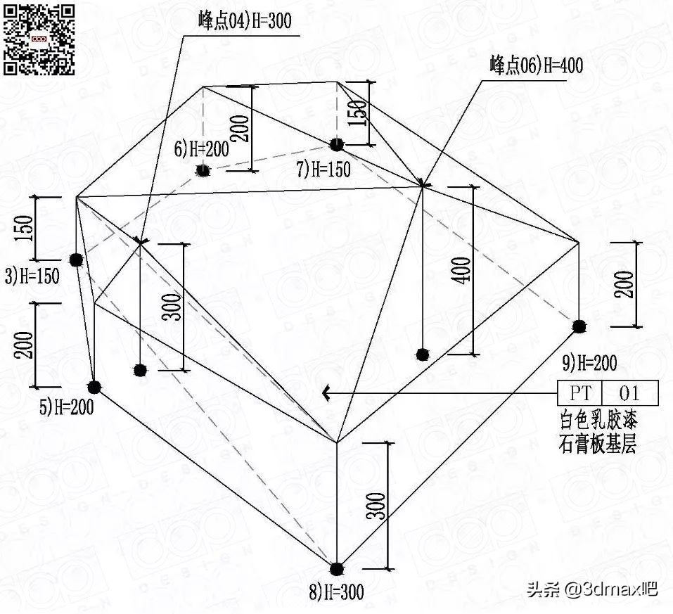 那些看起来极为复杂的“异形吊顶”，该怎么画？