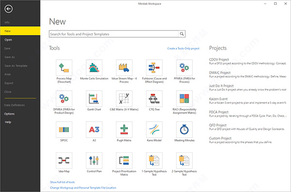 MiniTAB Workspace破解版 v1.1.1.0     流程图制作软件