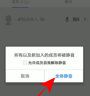 腾讯会议怎么全体静音设置操作方法