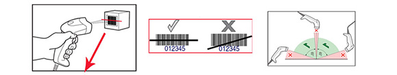 条码扫描枪的正确使用方法