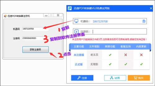 迅捷PDF转换器绿色免费版，附无限使用教程