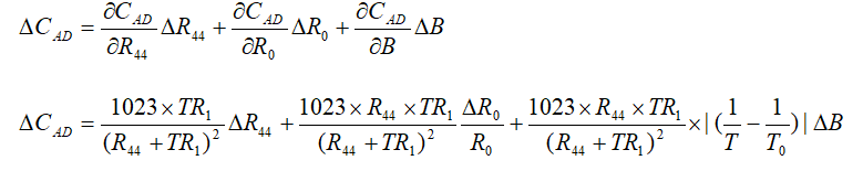 NTC测温电路的精度和分辨率的深入数学分析