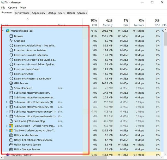 Windows 10任务管理器获新功能：可限制应用的CPU/内存占用