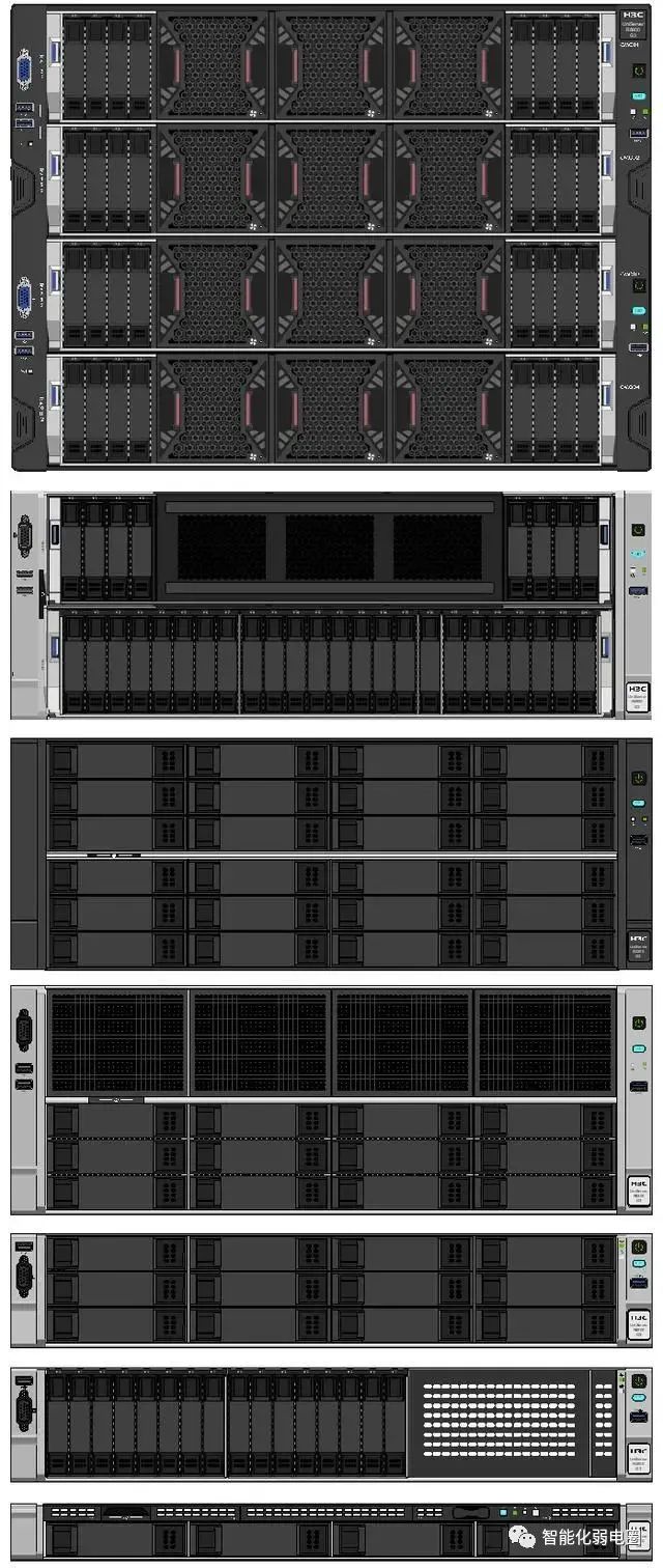 VISIO形状图库-H3C/HP/HPE 服务器/网络/安全/存储