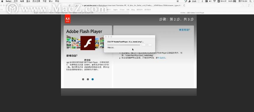 如何为Safari浏览器安装Flash插件？