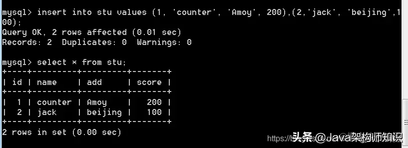 Mysql常用基础操作命令及数据操作命令一览