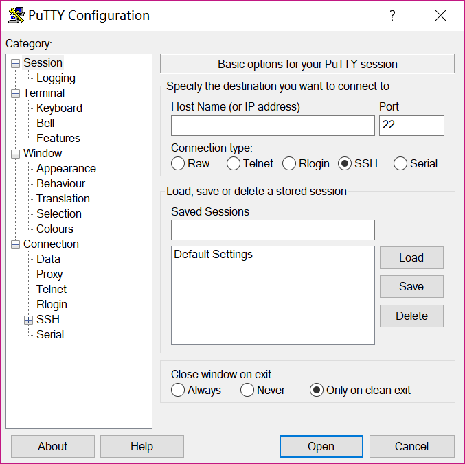 嵌入式开发之Putty软件的安装和使用