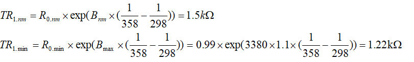 NTC测温电路的精度和分辨率的深入数学分析