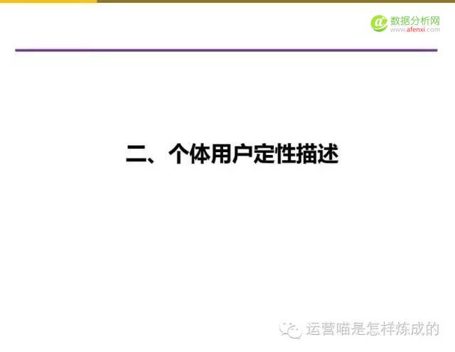 55张图详解用户画像的定量与定性分析