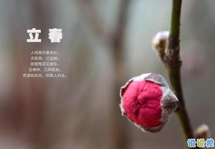 立春节气怎么发说说 2020立春微信唯美说说