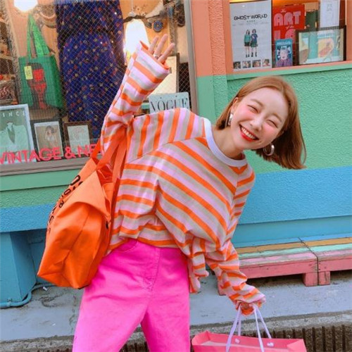 甜美小清新图片女生正能量 你说的对我的确是个