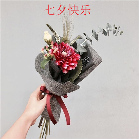 七夕快乐带字图片唯美鲜花 七夕图片浪漫有字