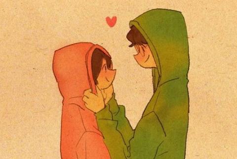 情侣动漫图片双人高清唯美甜蜜 清风独酌了无趣