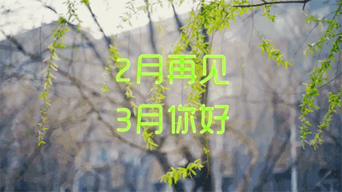 2019二月再见三月你好图片唯美带字 你好三月朋友