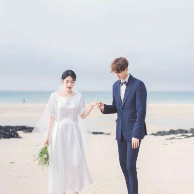 2019情人节婚纱情侣头像双人 好看的幸福情侣头像