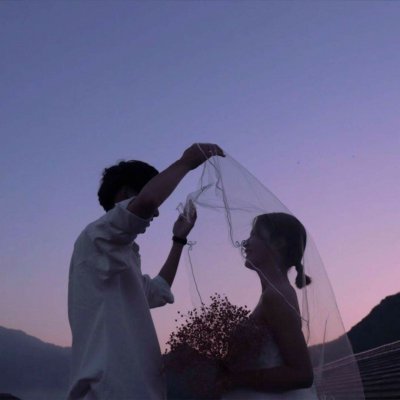 2019情人节婚纱情侣头像双人 好看的幸福情侣头像