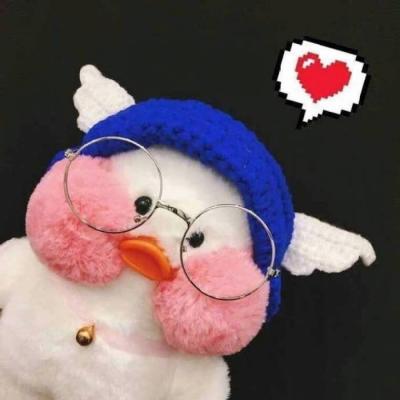 网红小黄鸭头像情侣一人一张 2019最火爆的小黄鸭