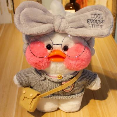网红小黄鸭头像情侣一人一张 2019最火爆的小黄鸭