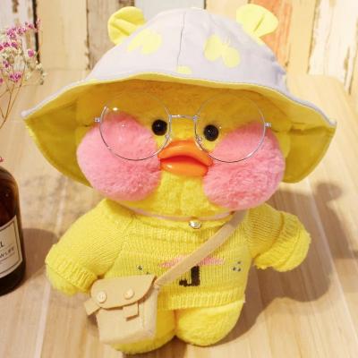 网红小黄鸭头像情侣一人一张 2019最火爆的小黄鸭