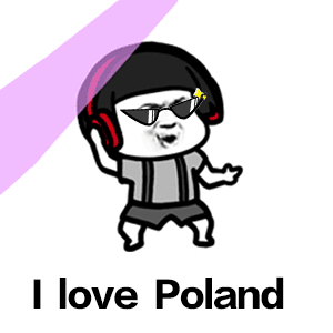 抖音I Love poland动态表情包大全 抖音买了否冷搞怪