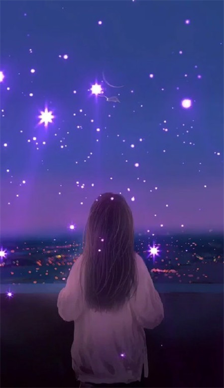 抖音七夕情侣壁纸幸福可爱一男一女 七夕情人节