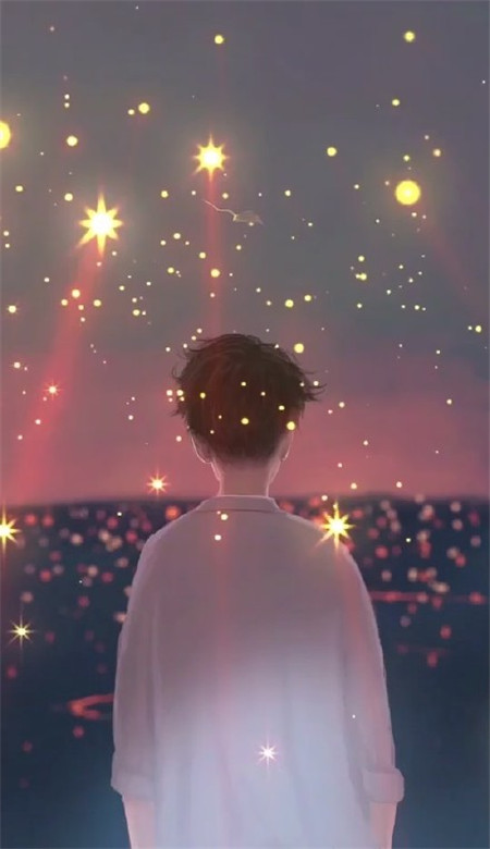 抖音七夕情侣壁纸幸福可爱一男一女 七夕情人节