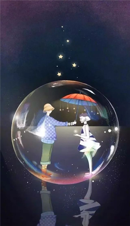 抖音最火七夕情侣壁纸大全2018 喜欢你的心情比草