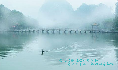 浅叹 这一场细雨浮华