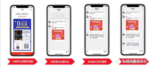 企业微信的三种常见裂变模式