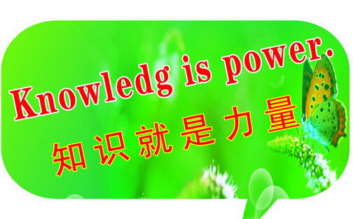 知识是一座城堡 每个人都应为它增砖添瓦