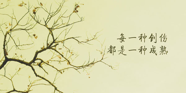 痛苦这东西 天生该藏在心底