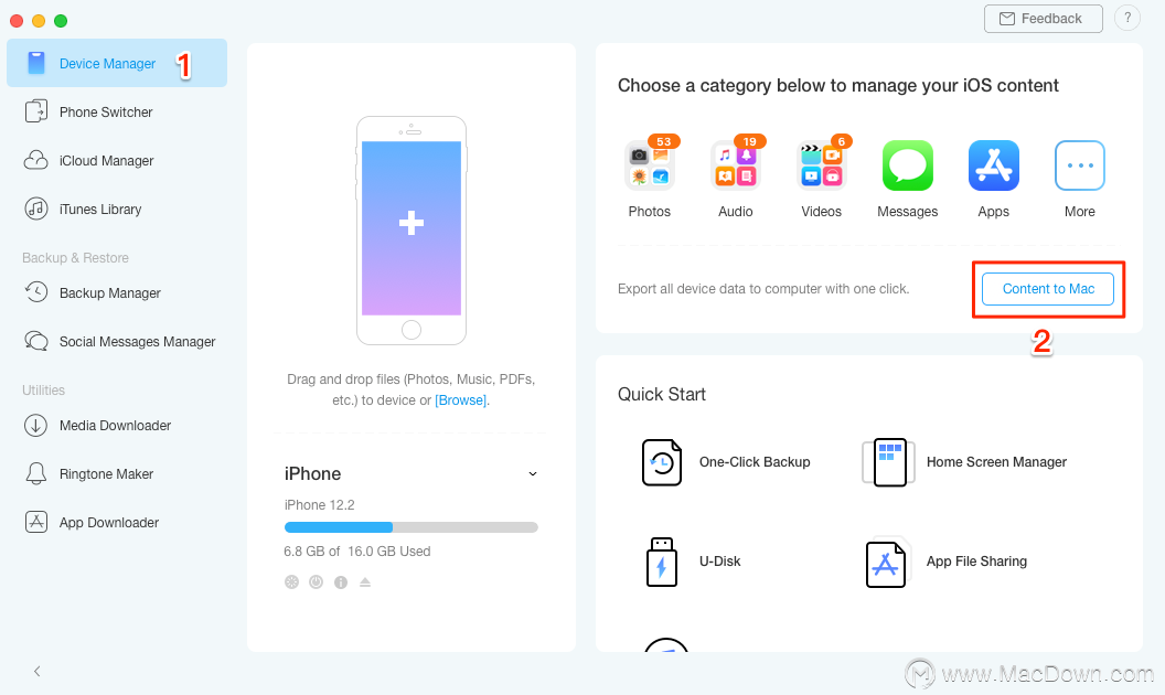 如何iPhone苹果手机的照片传到Mac上
