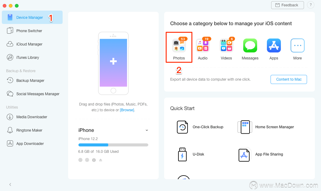 如何iPhone苹果手机的照片传到Mac上