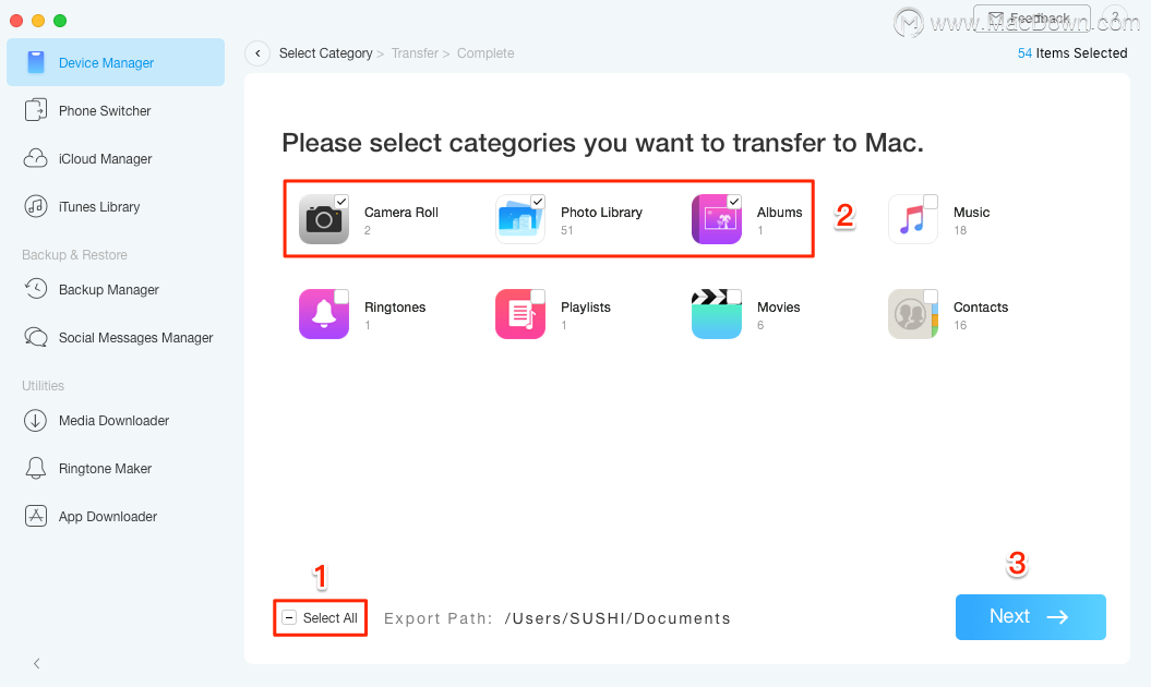如何iPhone苹果手机的照片传到Mac上