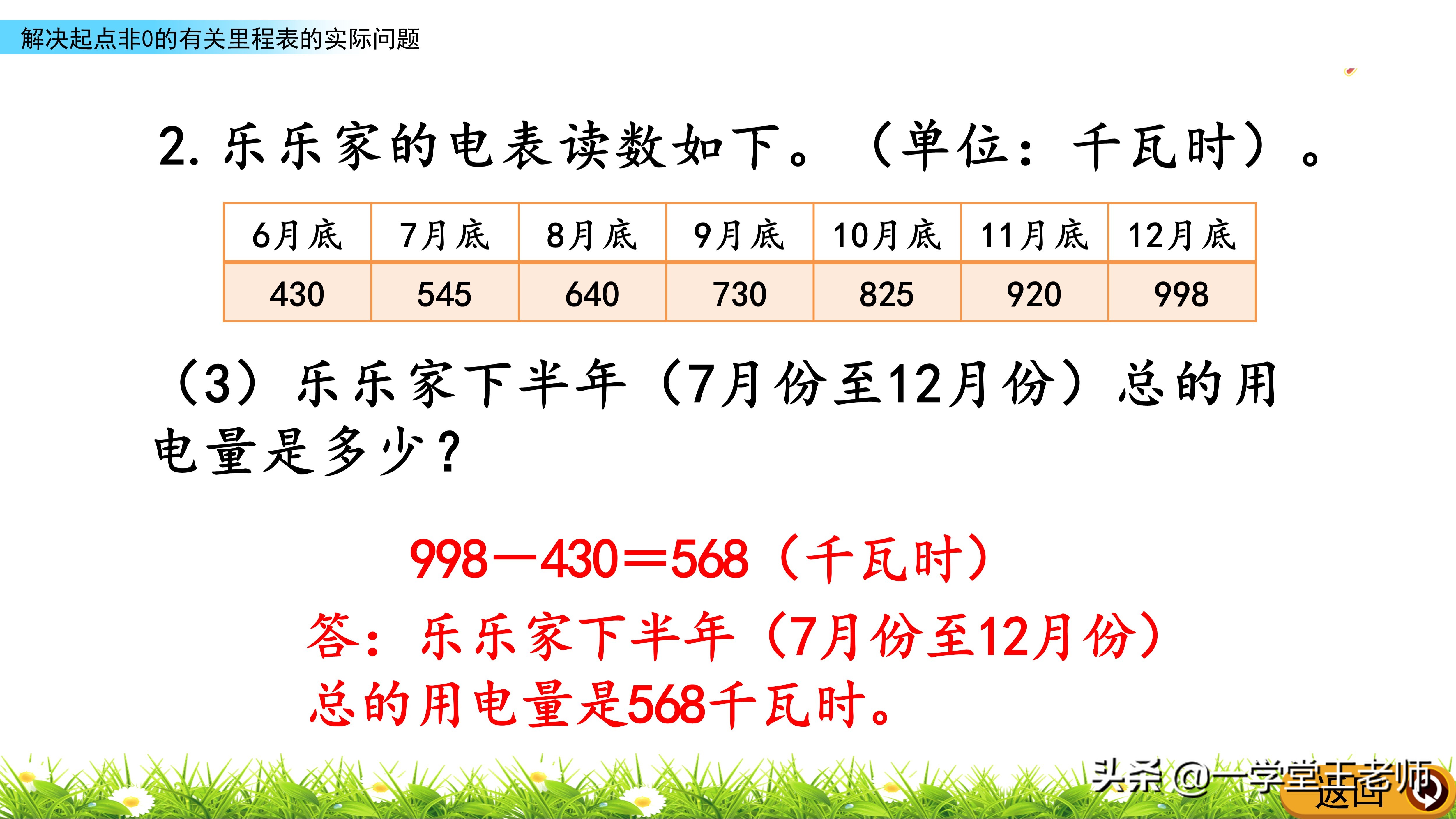 里程表问题总是出错？先要清楚数据的意义，北师大3年级解决问题